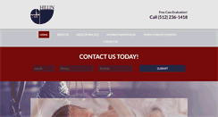 Desktop Screenshot of hillinlaw.com